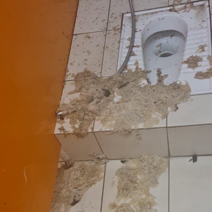 Tandas Tersumbat & Melimpah